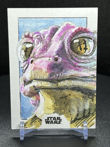 Topps star wars frog - frog, lady