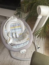 Joie Baby Swing Rocker Vibrating Chair-  White/grey
