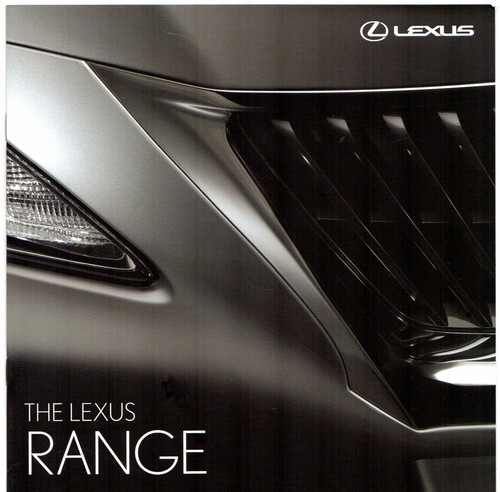 Lexus range 2009 market - range, uk