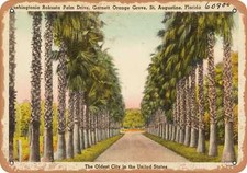 METAL SIGN - Florida Postcard