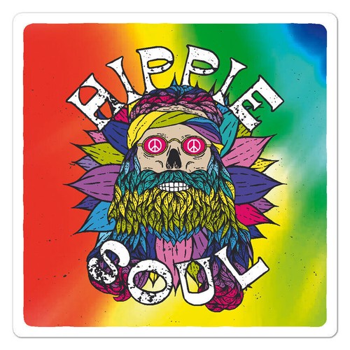 Hippie soul sticker decal - soul,