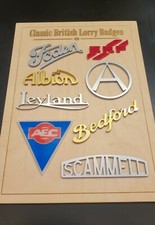 Classic Lorry Wall Plaque ERF