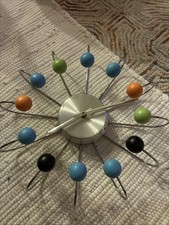 Atomic Wall Clock Multicolored