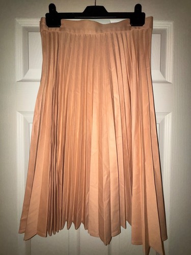 Blush pink pleated zara - blush,