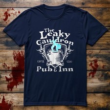 Leaky Cauldron T-Shirt Horror, Scary Midweight Tee