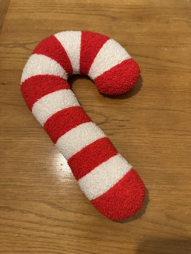 Candy cane shaped pillow - candy,