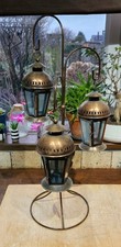 Copper Tealight Lantern Brass