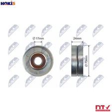 TENSIONER PULLEY VRIBBED BELT