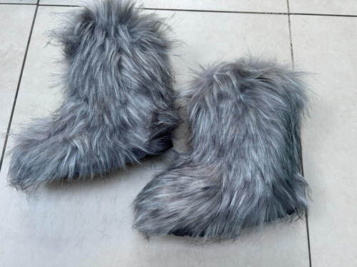 Faux fur fun - fun, boots