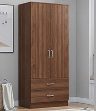 Tall Modern Wooden Wardrobe 2