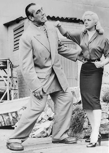 Diana dors clowning - diana, with