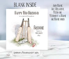 Cricket birthday card - cricket,