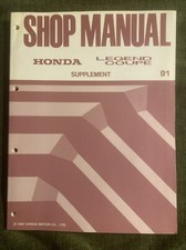 Honda Shop Manual, Legend