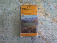 Waterproof laminated OS map of