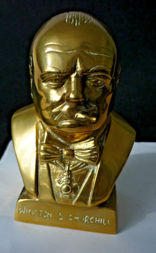 Winston churchill solid brass - winston,