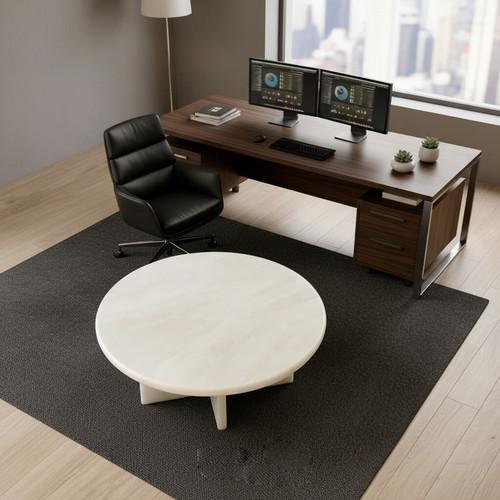 Crystal onyx cube coffee table - cube,