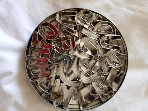 Set metal alphabet - set, of