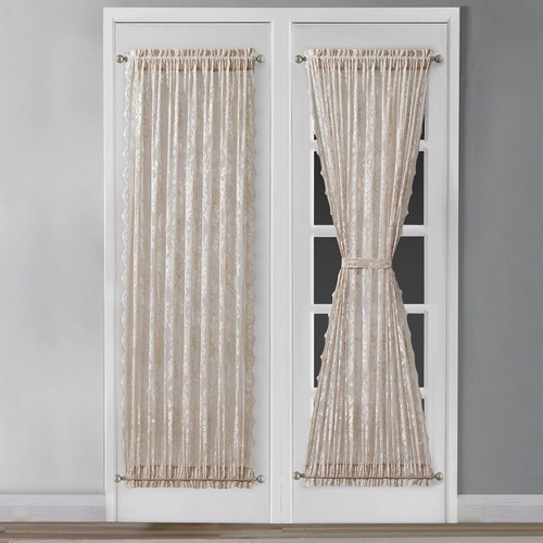 Linen french door curtains - french,