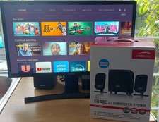 SAMSUNG S24E510C 24-INCH CURVED MONITOR (HD 1080P, HDMI & VGA) *WITH SPEAKERS*