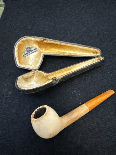 Vintage block meerschaum pipe - meerschaum,