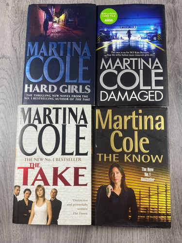 Martina cole hardback book - cole,