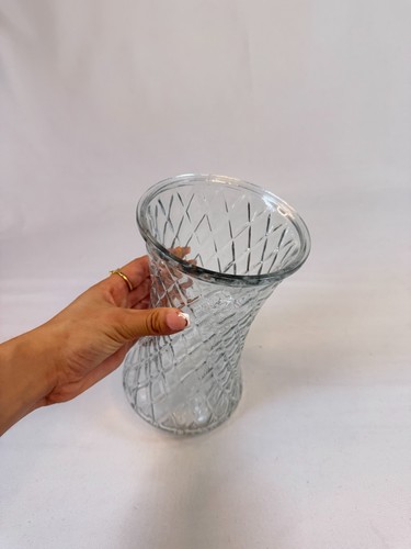 Vintage clear pressed - pressed, glass