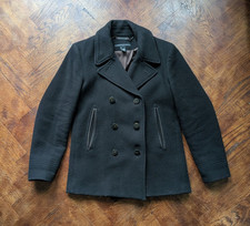 Marc by Marc Jacobs Black Peacoat Size  M