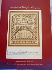 HISTORICAL SAMPLER COMPANY - Family Tree Sampler  - Counted Cross Stitch Kit