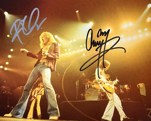 Led zeppelin signed jimmy - led,