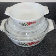 Two Vintage JAJ Pyrex June