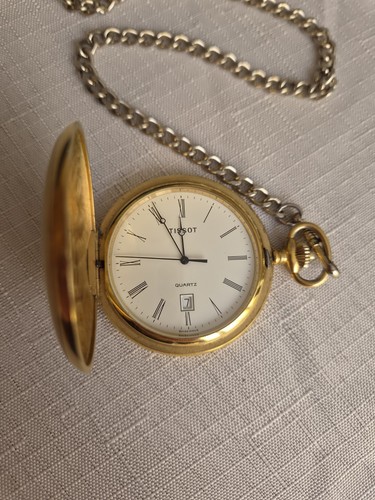 Tissot quartz gold plated - tissot,