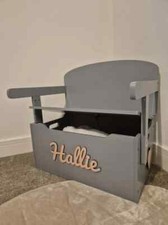 Personalised 3-in-1 Toybox Bench - Kids Storage, seat & Table in one