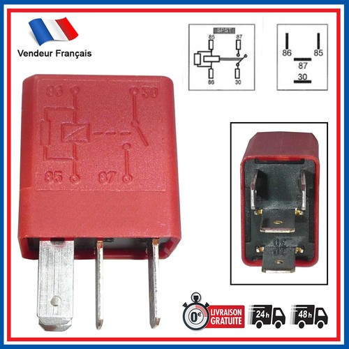 Relay 30a 12v - pins, for