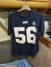 N.F.L. Majestic New York Giants 56 Taylor Blue T Shirt Size Medium