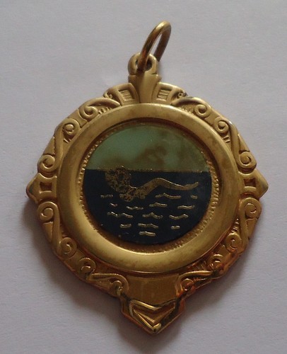 Vintage swimming medal - swimming, fob