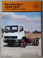 Mercedes-Benz 1314 / 1317 Rigid Chassis Brochure 1985