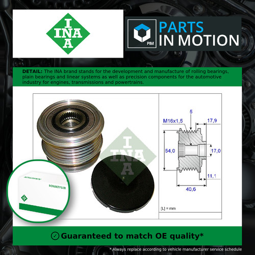 Overrunning alternator pulley - overrunning,