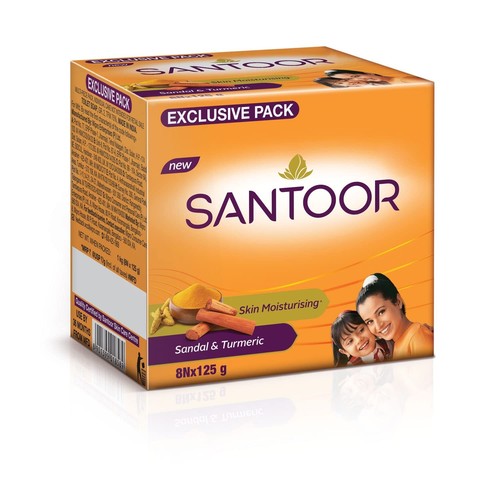 Santoor sandal turmeric - sandal, &