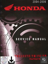 2004 - 2006 Honda TRX350 FourTrax Rancher ATV Quad Service Repair Manual
