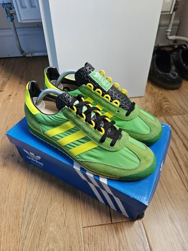Adidas green yellow size - adidas, sl