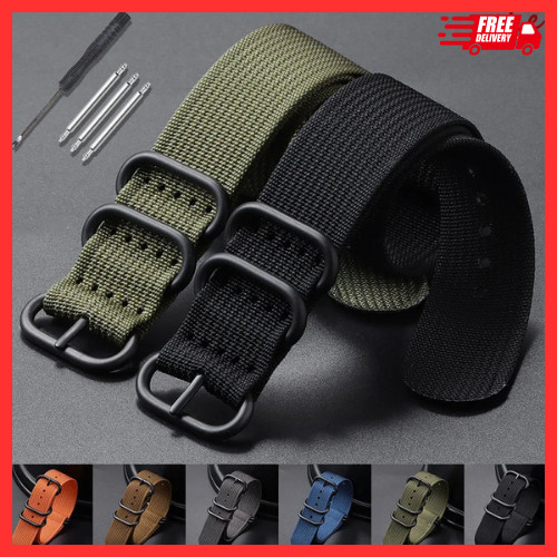 Ballistic nylon watch strap - nylon,