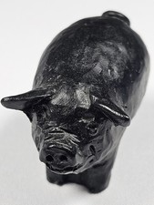 Coal Pig 5 5cm Handcrafted Ornament