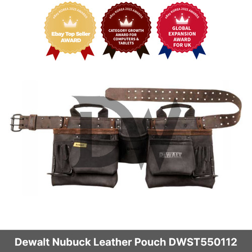 Dewalt nubuck leather pouch - dewalt,