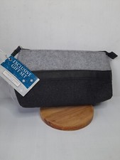 Yankee Candle Gift Bag Medium Grey Felt Zipped Closure Bag Only Gift  Christmas