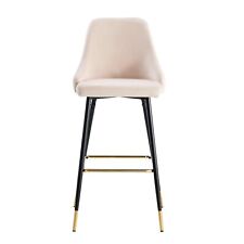 VELVET BAR STOOLS BUTTON BACK BAR STOOLS BREAKFAST BAR STOOL SET OF 2 OR  1CHAIR