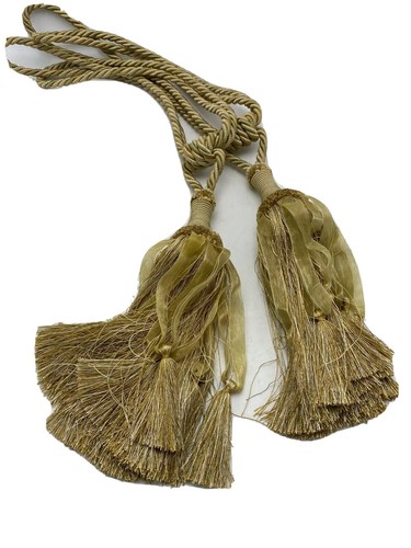 Pair curtain drapery ribbon - pair,