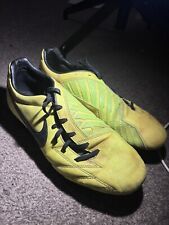 Nike T90 Yellow Football Boots Size 9.5