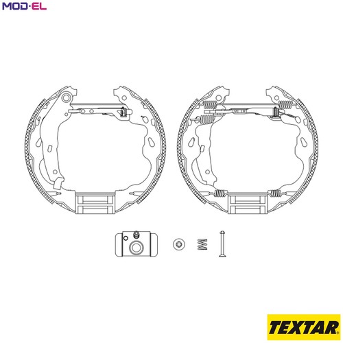 Brake shoe set - 84064500, for