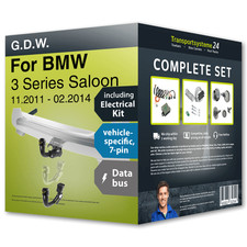 Towbar detachable for BMW 3