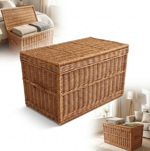 Wicker chest trunk - trunk, with